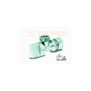 FOSET LLAVE ESCUADRA 1/2x1/2 LATON