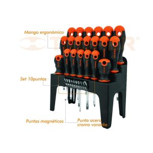 TRUPER JUEGO DESTORNILLADOR 30pcs EXPO