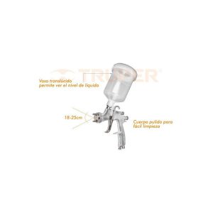 TRUPER PISTOLA PINTAR DE GRAVEDAD-BOQUILLA 1.4mm