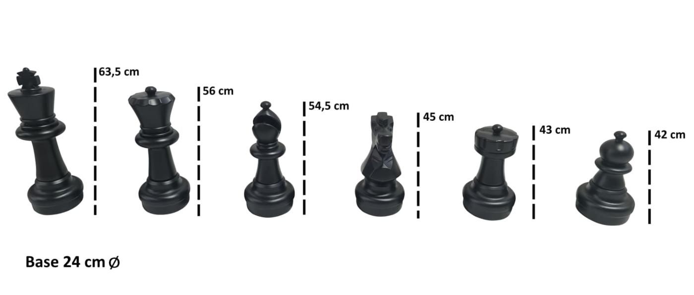 Piezas de Ajedrez Gigante