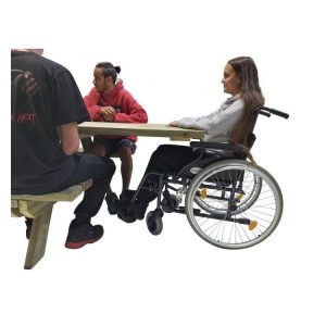 Mesa de picnic adaptada MASGAMES LYON